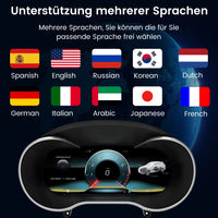 Digital Instrument Cluster Mercedes C-Class GLC 2015-2018 - fitted on vehicle - Becquet Voiture