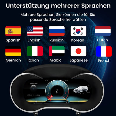 Tableau de Bord Numérique Mercedes Classe C GLC 2015-2018 - installé sur véhicule - Becquet Voiture