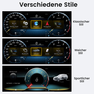 Tableau de Bord Numérique Mercedes Classe C GLC 2015-2018 - vue arrière - Becquet Voiture