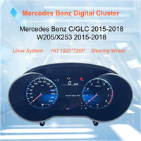 Digital Instrument Cluster Mercedes C-Class GLC W205 W253 NTG 5.0 5.5 - side view - Becquet Voiture