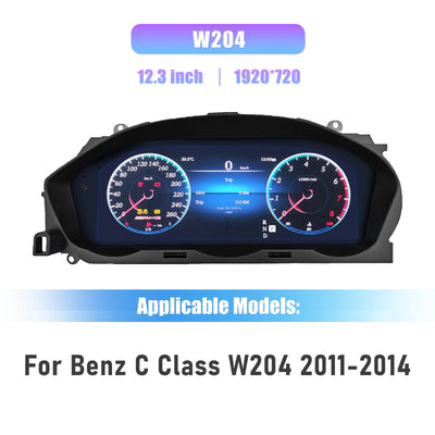 Tableau de Bord Numérique Mercedes Classe C W204 2011-2014 - détail du montage - Becquet Voiture