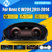 Tableau de Bord Numérique Mercedes Classe C W204 2011-2014 - vue de face - Becquet Voiture