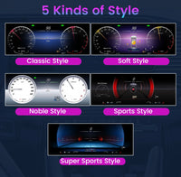 Digital Instrument Cluster Mercedes C-Class W204 2012-2014 - fitted on vehicle - Becquet Voiture