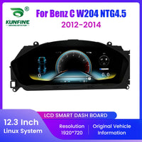 Digital Instrument Cluster Mercedes C-Class W204 2012-2014 - side view - Becquet Voiture