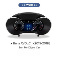 Digitales Kombiinstrument Mercedes C-Klasse W205 GLC 2015–2018 - Montagedetail - Becquet Voiture