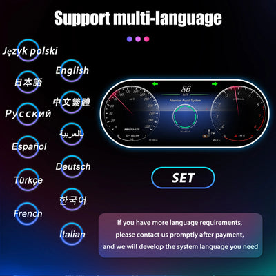 Tableau de Bord Numérique Mercedes Classe C W205 GLC 2015-2018 - installé sur véhicule - Becquet Voiture