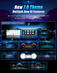 Digitales Kombiinstrument Mercedes C-Klasse W205 GLC 2015–2018 - Seitenansicht - Becquet Voiture
