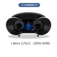 Digitales Kombiinstrument Mercedes C-Klasse W205 GLC 2015–2018 - Nahansicht - Becquet Voiture