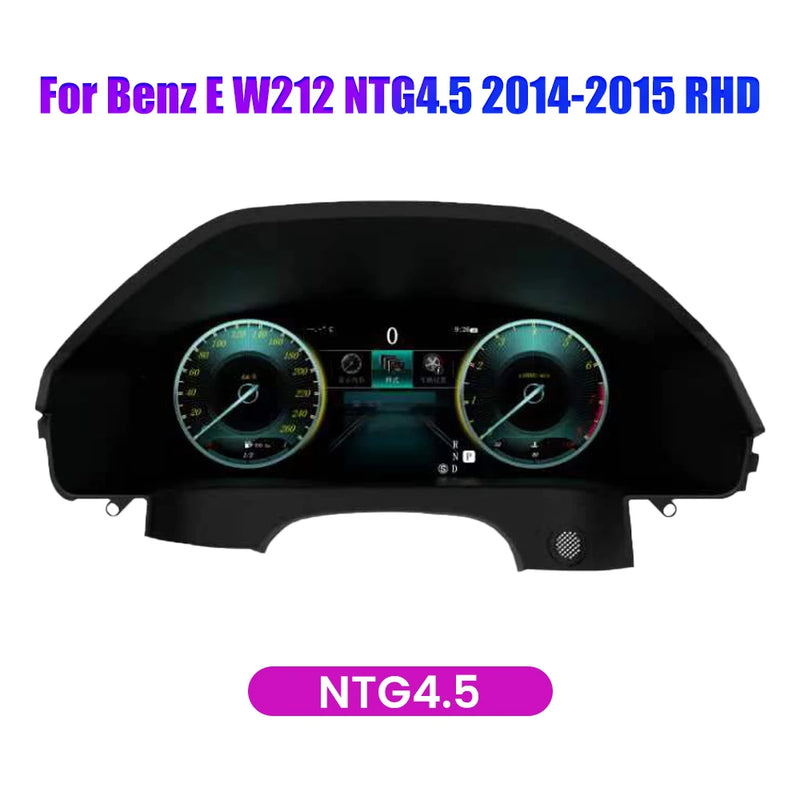 Tableau de Bord Numérique Mercedes Classe E W212 2010-2015 - vue de dessus - Becquet Voiture