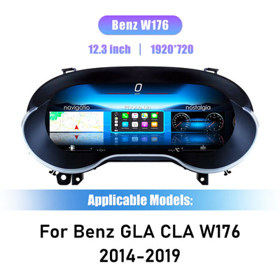 Tableau de Bord Numerique Mercedes GLA CLA W176 2014-2019 - détail du montage - Becquet Voiture