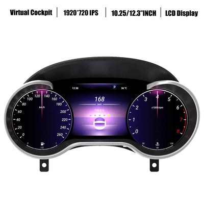 Tableau de Bord Numérique Mercedes GLE GLS Classe G - vue de face - Becquet Voiture