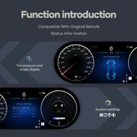 Digital Instrument Cluster Mercedes ML W164 2006-2012 - fitted on vehicle - Becquet Voiture