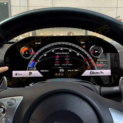 Tableau de Bord Numérique Nissan 370Z 2008-2019 - installé sur véhicule - Becquet Voiture