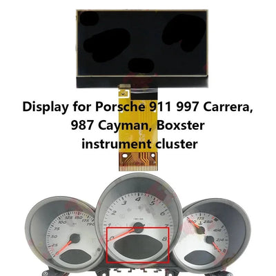 Tableau de Bord Numérique Porsche 911 997 987 - vue arrière - Becquet Voiture