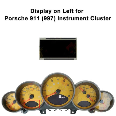 Tableau de Bord Numérique Porsche 911 997 987 - vue de trois-quarts - Becquet Voiture