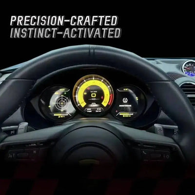 Tableau de Bord Numérique Porsche Cayman 911 Boxster - vue de profil - Becquet Voiture