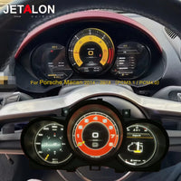 Digital Instrument Cluster Porsche Macan 2014-2018 - side view - Becquet Voiture