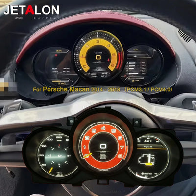 Tableau de Bord Numérique Porsche Macan 2014-2018 - vue de profil - Becquet Voiture