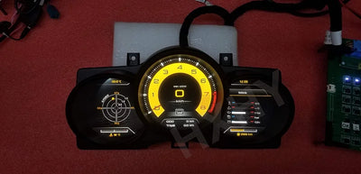 Tableau de Bord Numérique Porsche Macan Boxster 718 - vue arrière - Becquet Voiture