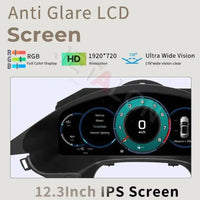 Digitales Kombiinstrument Porsche Panamera 2010–2016 - am Fahrzeug montiert - Becquet Voiture