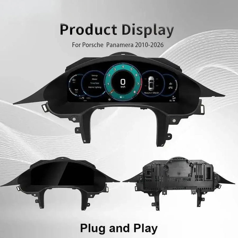 Digitales Kombiinstrument Porsche Panamera 2010–2016 - Rückansicht - Becquet Voiture