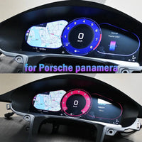 Digitales Kombiinstrument Porsche Panamera 2010–2016 - Vorderansicht - Becquet Voiture