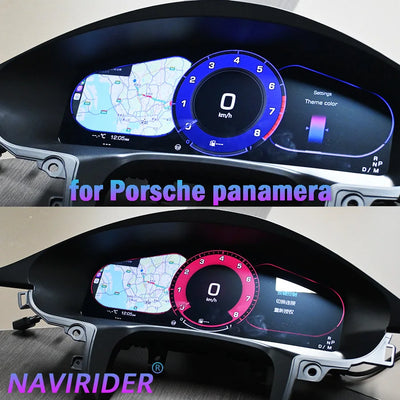 Tableau de Bord Numérique Porsche Panamera 2010-2016 - vue de face - Becquet Voiture