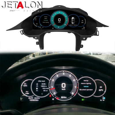 Tableau de Bord Numérique Porsche Panamera 2010-2017 - vue de face - Becquet Voiture