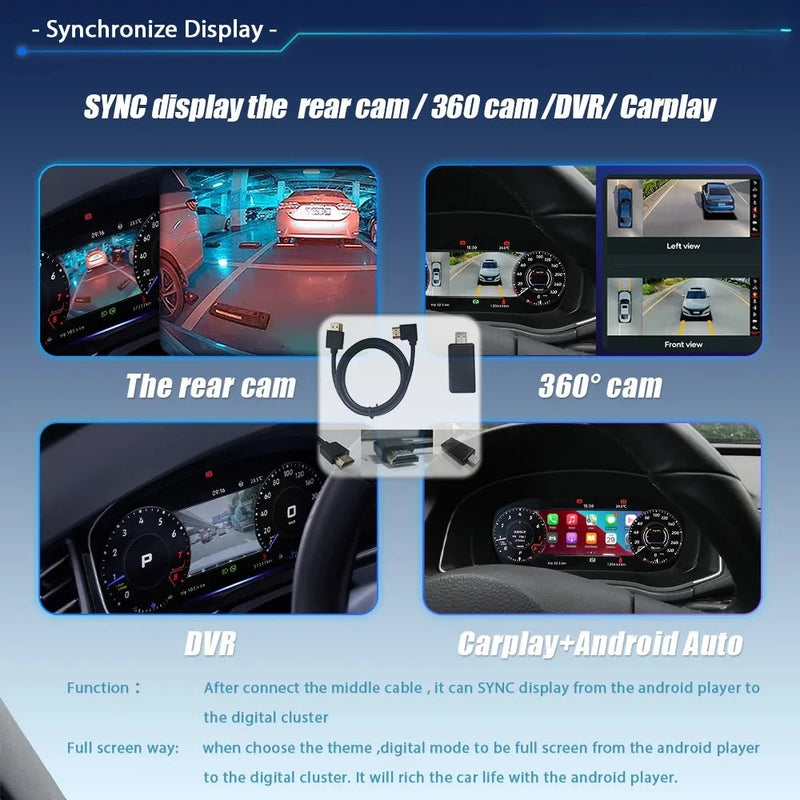 Tableau de Bord Numérique Seat Leon 2013-2018 - installé sur véhicule - Becquet Voiture