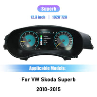 Tableau de Bord Numérique Skoda Superb 2 2010-2015 - détail du montage - Becquet Voiture