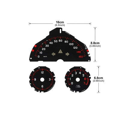Tableau de Bord Numérique Smart Fortwo 451 2011-2015 - vue de profil - Becquet Voiture