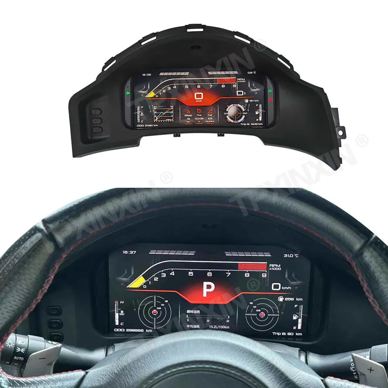 Tableau de Bord Numérique Toyota GT86 Subaru BRZ 2012-2019 - vue arrière - Becquet Voiture