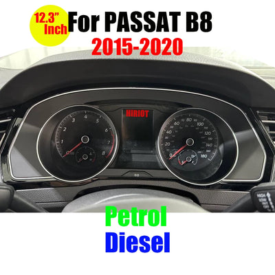 Tableau de Bord Numérique Volkswagen Golf Passat Tiguan - installé sur véhicule 2 - Becquet Voiture