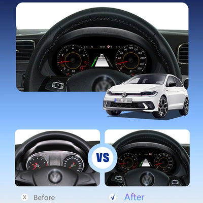 Tableau de Bord Numérique Volkswagen Passat B6 B7 CC 2007-2011 - packshot studio - Becquet Voiture