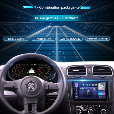 Tableau de Bord Numérique Volkswagen Passat B6 B7 CC 2007-2011 - vue de profil - Becquet Voiture