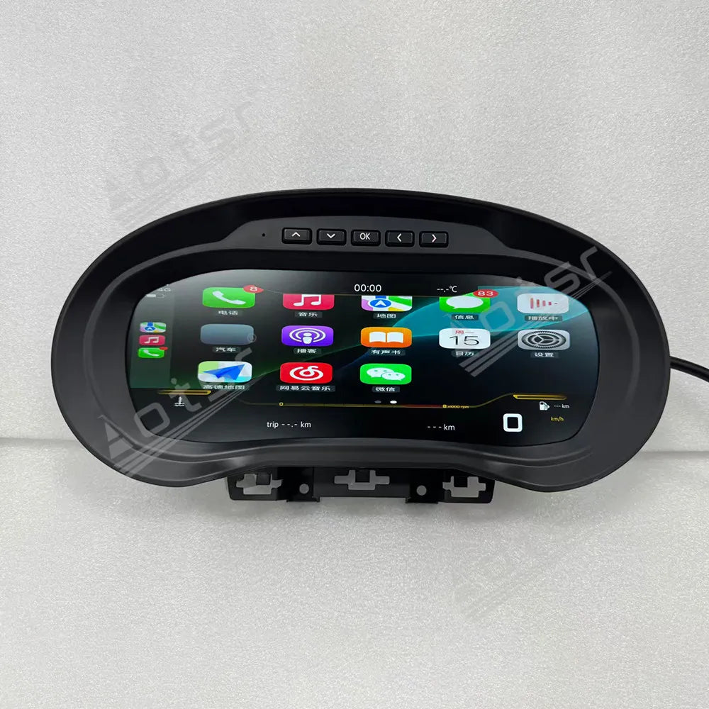 Tableau de Bord Numérique Volkswagen Polo 2012-2018 - vue de face - Becquet Voiture