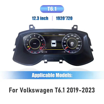 Tableau de Bord Numérique Volkswagen Skoda Superb Octavia - vue de dessus - Becquet Voiture