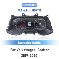 Tableau de Bord Numérique Volkswagen Skoda Superb Octavia - vue de profil - Becquet Voiture