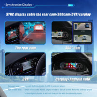 Volkswagen T5 2003-2008 Digital Dashboard - studio packshot - Becquet Voiture