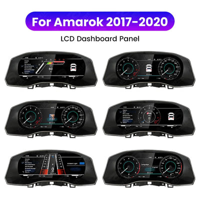 Tableau de Bord Numérique VW Amarok 2017-2020 - vue de face - Becquet Voiture