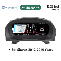 Digitales Kombiinstrument VW Caddy Touran EOS Sharan Golf 5 - Dreiviertelansicht 2 - Becquet Voiture