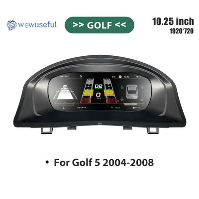 Tableau de Bord Numérique VW Caddy Touran Golf 5 Sharan - détail du montage - Becquet Voiture