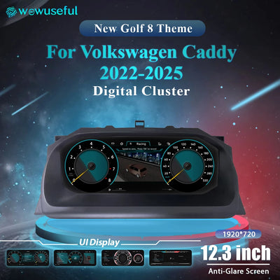 Tableau de Bord Numérique VW Caddy Touran Golf 5 Sharan - en situation - Becquet Voiture
