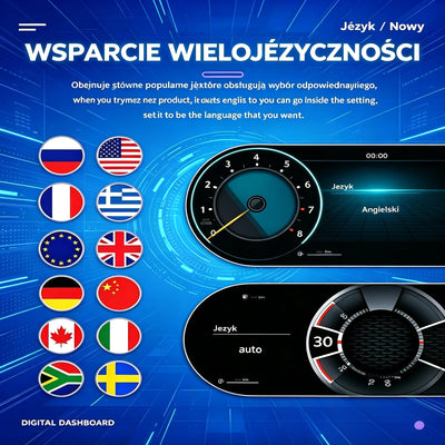 Tableau de Bord Numérique VW Golf 4 MK4 1997-2003 - installé sur véhicule - Becquet Voiture