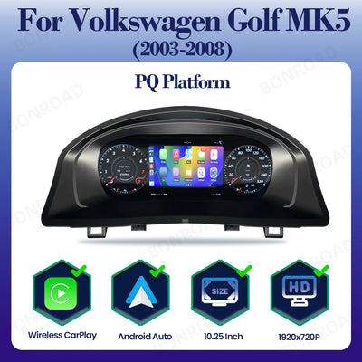 Tableau de Bord Numérique VW Golf 5 6 7 Passat Tiguan - en situation - Becquet Voiture