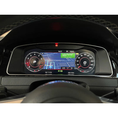 Tableau de Bord Numérique VW Golf 6 7 Passat Tiguan - installé sur véhicule - Becquet Voiture