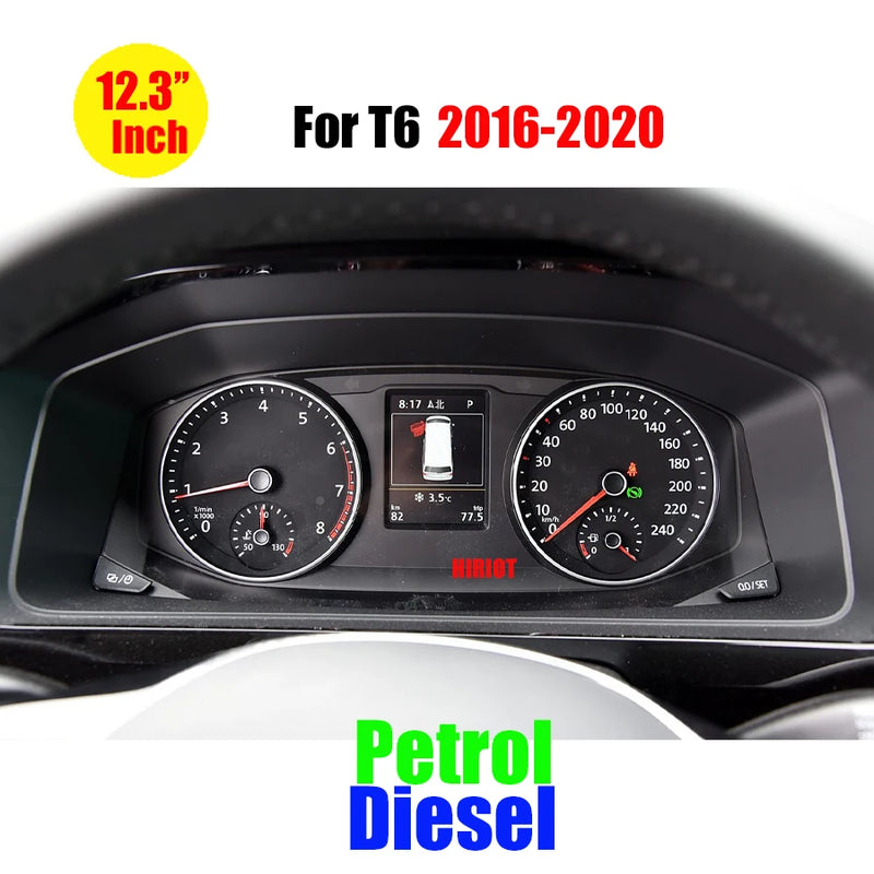 Digitales Kombiinstrument VW Golf 6 7 Passat Tiguan - Draufsicht 2 - Becquet Voiture