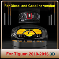 Tableau de Bord Numérique VW Golf 6 GTI Scirocco Tiguan - vue de dessus - Becquet Voiture