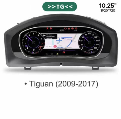 Tableau de Bord Numérique VW Golf 7 Passat B8 12,3 pouces - installé sur véhicule 2 - Becquet Voiture