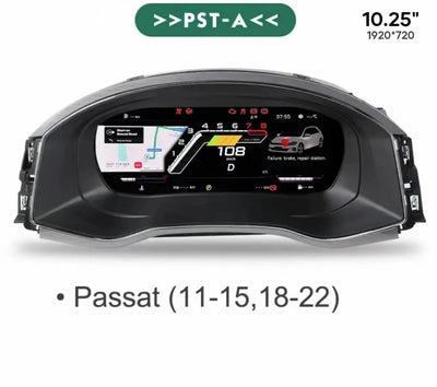 Tableau de Bord Numérique VW Golf 7 Passat B8 12,3 pouces - packshot studio 2 - Becquet Voiture